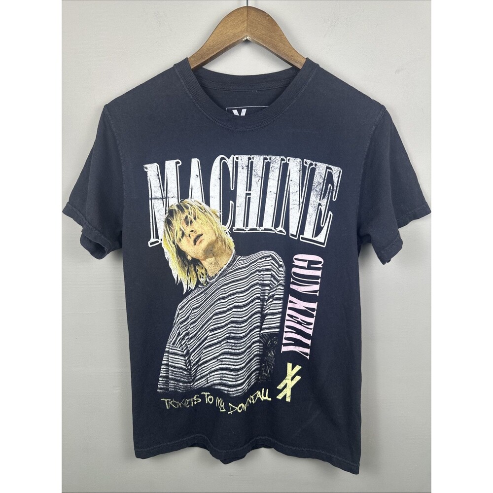 Machine Gun Kelly T-Shirt Men’s Small Black Graphic Short Sleeve